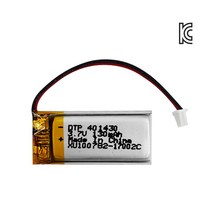 DTP 401430 3.7V 130mAh 리튬폴리머, 1개