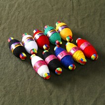 아진보자기 오색실, 수입산(중국)