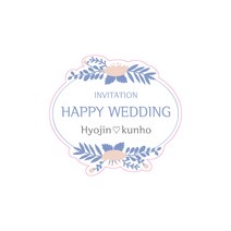 디자인아지트 수제데코스티커 네임스티커, 로맨틱플라워, 1set