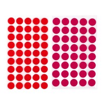 펠트_원형스티커_팬시스티커_다이어리스티커, 핑크