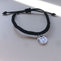 솔솔미 실버 별자리 매듭팔찌 탄생석 발렌타인데이 선물 아동팔찌 7살 여아선물