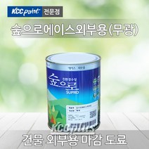 KCC 숲으로 에이스 외부용 0.9L(무광) 내부용 벽화 베란다 외부수성페인트, yellow(HK0124)
