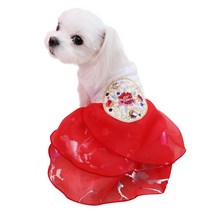 해피앤퍼피 아씨개량드레스, 레드