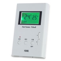 uga123 디지털온도조절기711 716mB 719 국산 서일전기 온도조절기 아파트온도조절기, 1개