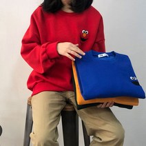 플로우핏 엘모 기모 맨투맨 티셔츠 4색