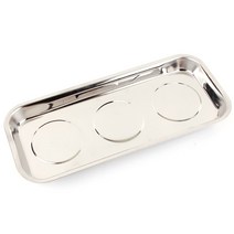 공구접시 사각 3구 자석접시 KMT-03 볼 자재 접시