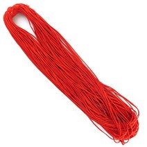attizone 둥근고무줄 칼라고무줄 타래고무줄 탄성끈, 가는 둥근고무줄(2mm)-빨강