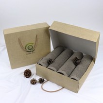 코튼알리오 호텔수건 클래식4p 선물세트, 코코아, 4개