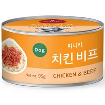 피니키 치킨시리즈 캔 95g, 5개, 치킨비프