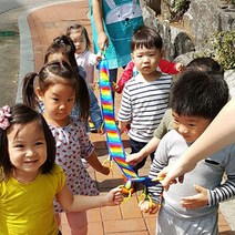 [가꿈] 두줄기차 야외용인솔띠 바깥놀이용품 6/8인용, 6인용인디언띠(332)