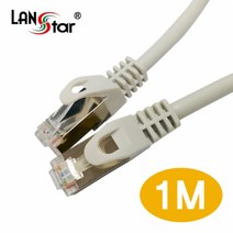 랜스타 CAT.6 FTP DIRECT STP50u 케이블-회색 10종, LS-6STPD-1M, 1개