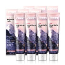 2080 퓨어 마운틴 핑크 솔트 치약, 120g, 10개