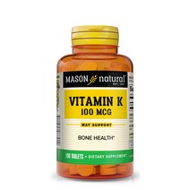 매이슨네츄럴스 비타민 K 100mcg 타블렛, 100개입, 1개