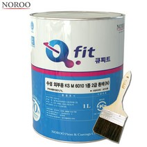 노루페인트 수성 외부페인트 KSM 6010 1종 2급 무광4L, 아이보리3, 4L, 1개