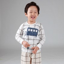 올챙이 트레일러 국산 9부 쟈가드 봄가을 간절기용 유아.아동.주니어 내의 실내복
