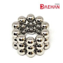 초강력 네오디움 7mm 구슬자석, 실버, 1개