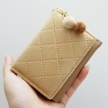 스피소 느리게걷기 벨벳 퀼팅 미니지갑 여성지갑 반지갑 동전지갑 카드지갑 여성반지갑 여성동전지갑