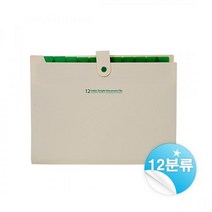[ACZ_3238450] (색상 : 핑크) 5200 12분류 간편도큐먼트화일 서류보관 포켓화일 학용품 분류화일 사무용품 포켓화일 학습준비물, 핑크