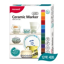 모나미 세라믹 마카 1.4mm 둥근닙 12색세트