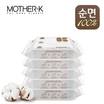 마더케이 신생아용 프리미엄 순면 건티슈, 5팩, 15매