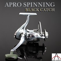 아프로스포츠 [APRO] 강력한10볼베어링! 가성비갑!! 블랙캐치 500~6000번 스피닝릴, 500번, APRO 블랙캐치 상품선택