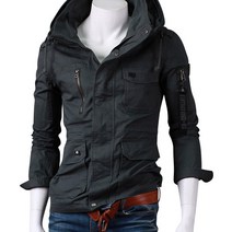 스댕클럽 남성용 하이넥 야상점퍼 YSM0002