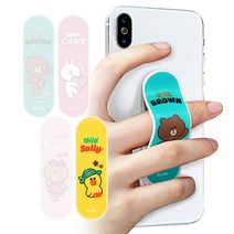모모스틱 라인프렌즈 스마트 핸드폰링 홀더스틱, 샐리, 1개