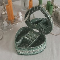 제이에스룸 하트 귀걸이 반지 보관함