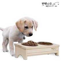 편백나무애견가구 편백나무 원목 프리사이즈 도자기 식탁 세트, 1set