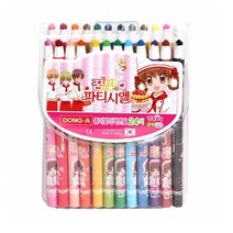 동아 꿈빛 파티시엘 종이말이 어린이 색연필 24색