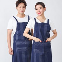 웰컴가운 WAE74 X형 끈조절 빅사이즈 앞치마 남녀공용 작업용 미술학원 애견미용, WAE74_펄청줄_L