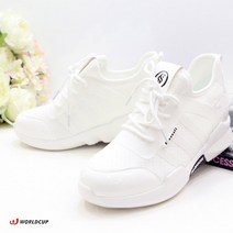 월드컵 [초경량] 여자 안신은듯 가벼운 키높이 운동화 스니커즈 워킹화 스탠딩화 6cm
