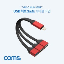 USB 3.1 C타입 to USB3.0 1포트 / USB2.0 2V포트 / 문어발식 USB 허브 / 3포트, BT280