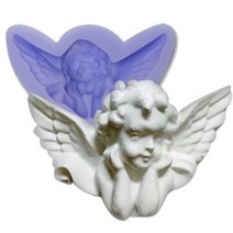 실리콘몰드 - 아기천사1구(턱괸천사) (57g) #천사몰드 #아기천사몰드