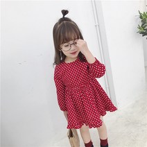 베이비소이 하트 땡땡이 여아원피스