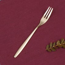 명성유기 반달 티포크 1p 방짜 양식기, 상세페이지참조