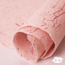 한결한지 한지벽지 수제벽지 수제한지 벽지 한지 전통한지, 01.수제한지벽지20.분홍색짚지, 6매