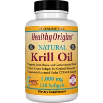 Healthy Origins 헬씨오리진 크릴오일 1000mg 120정, 120개입, 1개