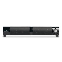 USB 전원 사운드바 / PC 노트북 스피커 / 공간 창조 / 셀렉트 버튼 / 스탠드형태 분리 가능, 블랙, 367509