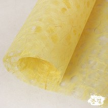 한결한지 전통한지 한지 다양한지, 36.파초지, 09.노란색