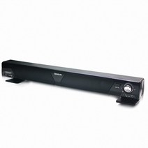 사운드바 / PC 스피커 / 2채널 / USB 전원 연결 / 공간활용 효율적 디자인, 블랙, 517792