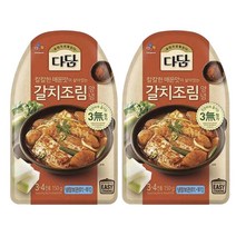 (냉장)다담 갈치조림양념150gx2개, 1세트