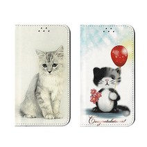 소니 XZ2 고양이 지갑 케이스