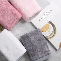 송월 170g 뱀부얀 100% 호텔수건 5장 세트, 라이트핑크