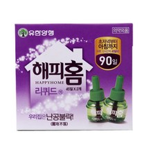 유한양행 해피홈 리퀴드 리필 45일 x 2입, 리퀴드 리필 45일 x 2개