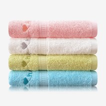 송월타월스윗하트 하니36 순면타월 답례품, 연두