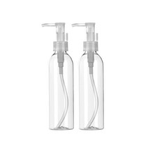 허브스프레이 오일펌프용기 50-400ml, 2개, 150ml투명/투명캡
