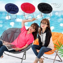 텐션감 폭발~1인 안락원형데코체어, NEW_메타써클네이비