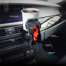 봉고3슈퍼캡 자동차컵홀더 송풍구형홀더 리젠트컵홀더 멀티수납형컵홀더, 1개