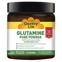 컨트리라이프 글루타민 퓨어 파우더 5000mg 글루텐 프리, 1개, 275g